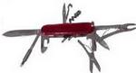 Tekut Swiss Army Knife Computer Tool Red With EVA Pouch