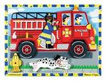 Melissa And Doug Melissa & Doug Deluxe Fire Truck Chunky Puzzle