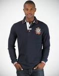 20:35 Long Sleeve Emblem Sweater Navy