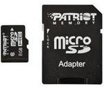 Patriot PSF8GMCSDHC10 8GB MicroSDHC Memory Card