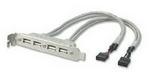 Gigabyte 10-pin 4-port USB 2.0 cable + IEEE1394 cable