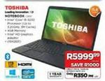 Toshiba Notebook-15.6 C850