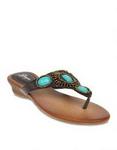 Ginger Jewel Sandals Dark  Brown