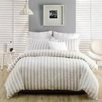 Linen House Ashton Taupe Duvet Cover Set Light Brown