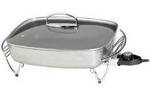 Sunbeam Deluxe Frypan With Glass Lid