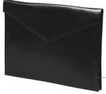 A4 Leather Document Holder Black