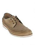 Firenze Burnish Suede Brogues Nude