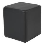 House Brands Black Cube Ottoman