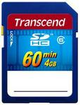 Transcend 4GB Class 6 Secure Digital High Capacity SDHC Video Memory Card
