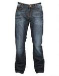 Linx Dark Blue Straight Leg Mens Jeans