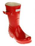 Hunter Wellington Boots Pillar Box Red