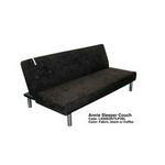 Annie LAB150N75-P3/BL Black Sleeper Couch