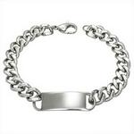 Stainless Steel Tag Bracelet