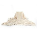 House Brands Sparkling Champagne Neutrals Decorative Throw