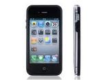 Dual Colored Protective Frame for iPhone 4S (Black & Transpa