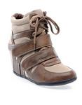 G.Couture Wedge Heeled Sneaker Boots