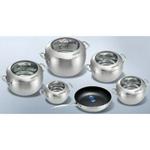 Kenwood 11 Piece Stainless Steel & Glass Cookware Pot Set