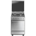 Smeg 60cm Cooker with Gas Oven and Hob, St/steel
