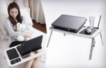 Foldable Laptop Table With A Cooling System