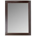 House Brands New Yorker Dark Stain Small Medium Mirror Brown