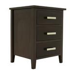 VanderNest Furniture Dark Mahogany Ashton Bedside Table