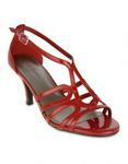 Hush Puppies Sarah Atomic Patent Heels  Red