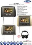 Jensen JDV-HRDV7 Head Rest Screen Built DVD Player