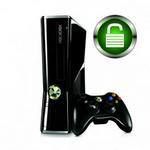 X360 Slim 250gb Gloss Black Complete Console With Kamikazi Unlocked Pcb