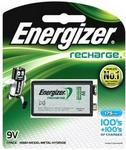 Energizer Size 9V NiMH Rechargeable Batteries - 175mAh - 1 per pack
