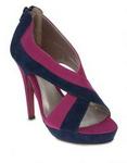 PLUM Grace Platform Heels  Blue