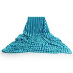 House Brands Blue Aqua Decorative Throw