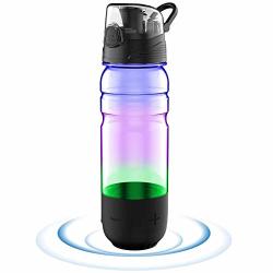 Icewater 3-IN-1 Bluetooth Speaker+dancing Lights+smart Water Bottle Glows To Remindyou To Stay Hydrated 22 Oz Stay Hydrated And Enjoy Music Perfect Gift