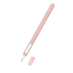 Jiajun Silicone Case Cover Grip Protector Sleeves Compatible With 2018 Ipad Pro 11 12.9 Inch Magnetic Charging For Apple Pencil 2 Generation First Version Pink