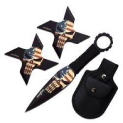 Throwing Stars And Throwing Knife Set