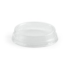 170-280ML Cup Flat Pla No Hole Lid Pack Of 50