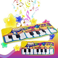 Pevor Musical Piano Keyboard Animal Mat Toys Baby Early Education