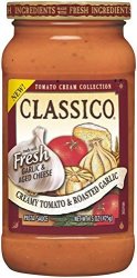 Classico Creamy Tomato And Roasted Garlic Sauce 15 Ounce