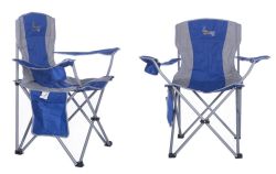 - 2 Pack Kudu Padded Folding Chair - Blue