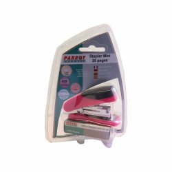 Stapler Plastic MINI Pink + Staples 1000X26 6