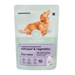 Posh Pets Complete And Balanced Meal With Beef And Vegetables Adult Dog Food 300 G