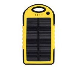 Astrum PB500 Solar Power Bank With Torch 5000mAh In Yellow