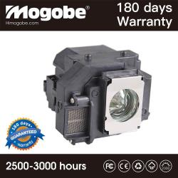 Mogobe For ELPLP56 Replacement Projector Lamp With Housing For V13H010L56 Moviemate 60 62 EH-DM3 Projector By