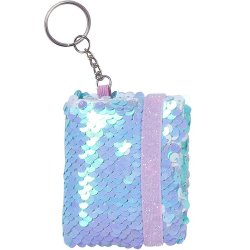 Blue Mini-notebook Keychain