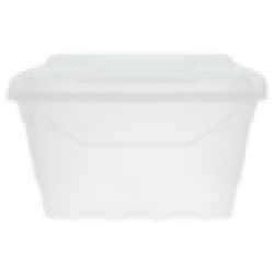 Brico Clear Storage Box 40L