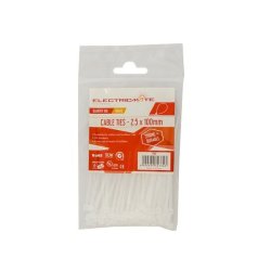 - Cable Ties White 2.5 X 100MM - Pack Of 100