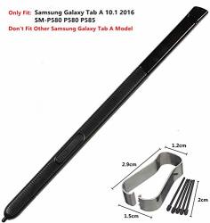 Galaxy Tab A Stylus Pen Replacement For Samsung Galaxy Tab A 10.1 2016 SM-P580 P585 Stylus S Pen +replacement Tips nibs Black