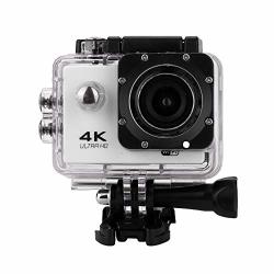 Sports Digital Camcorder Video Camera Waterproof 4K Wifi 1080P Sports Action Remote Control Camera Dvr Cam Camcorder White