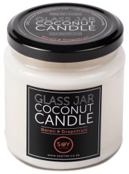Coconut Candle - Clear Jar - Neroli Grapefruit