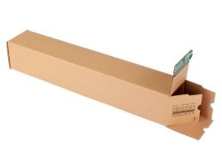 Progresspack Premium Pp LB10.04 Postage Boxes - Corrugated Cardboard - Din A1-610 X 105 X 105 Mm - Pack Of 10 - Brown