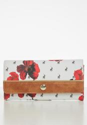 Polo Floral Heritage Clutch Purse White - POS406351
